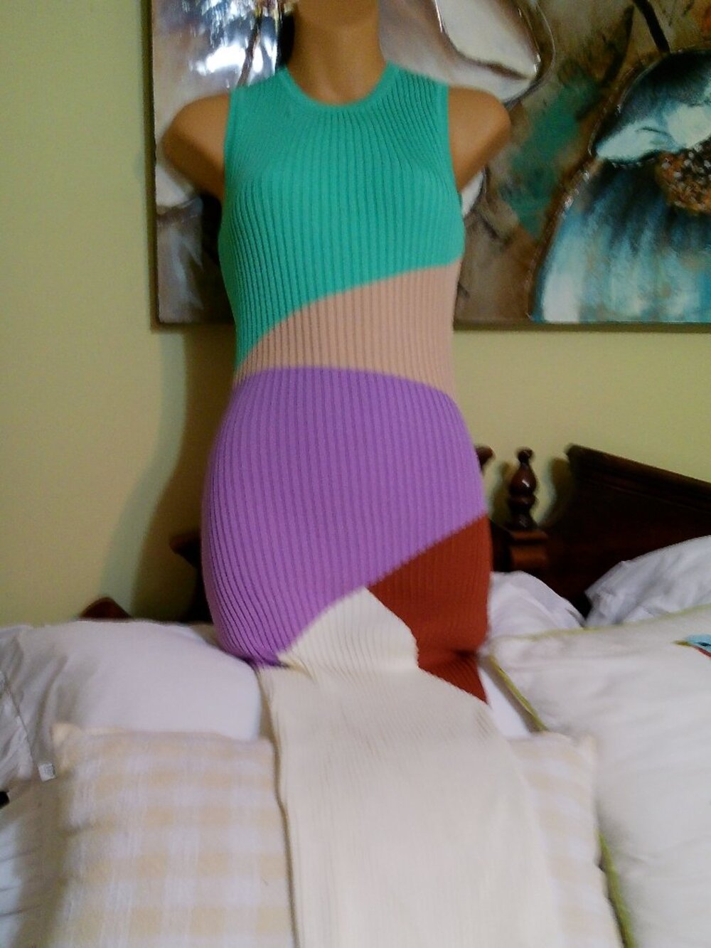 MINK PINK COLORBLOCK DRESS NWT SIZE XS